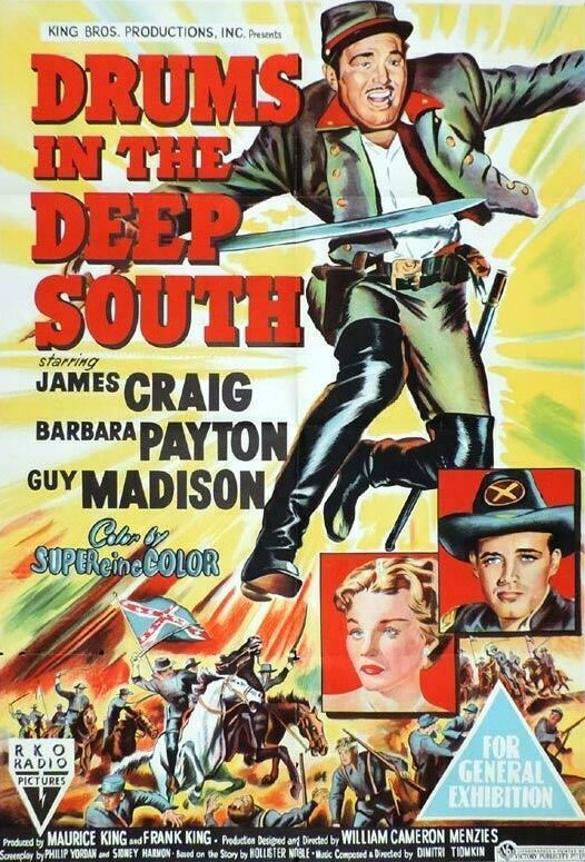 Барабаны глубокого юга (1951) постер