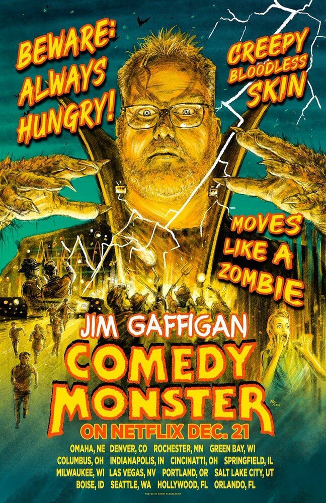 Джим Гэффиган: Гений комедии (2021) постер