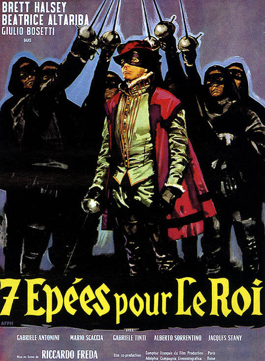 Семь шпаг мстителя (1962) постер